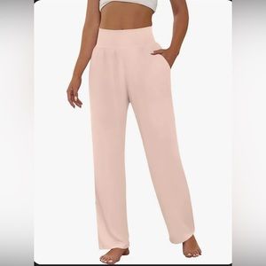 NEER women’s wide leg yoga lounge workout loose joggers sweatpants high wasted